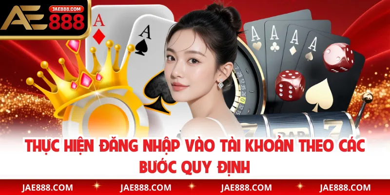 Thực hiện đăng nhập vào tài khoản theo các bước quy định